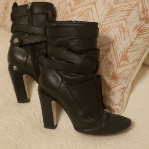 SOLD: Fendi  Leather Diana Ankle Boots Size 9.5